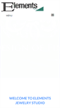 Mobile Screenshot of elementsjewelrystudio.net