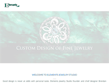 Tablet Screenshot of elementsjewelrystudio.net